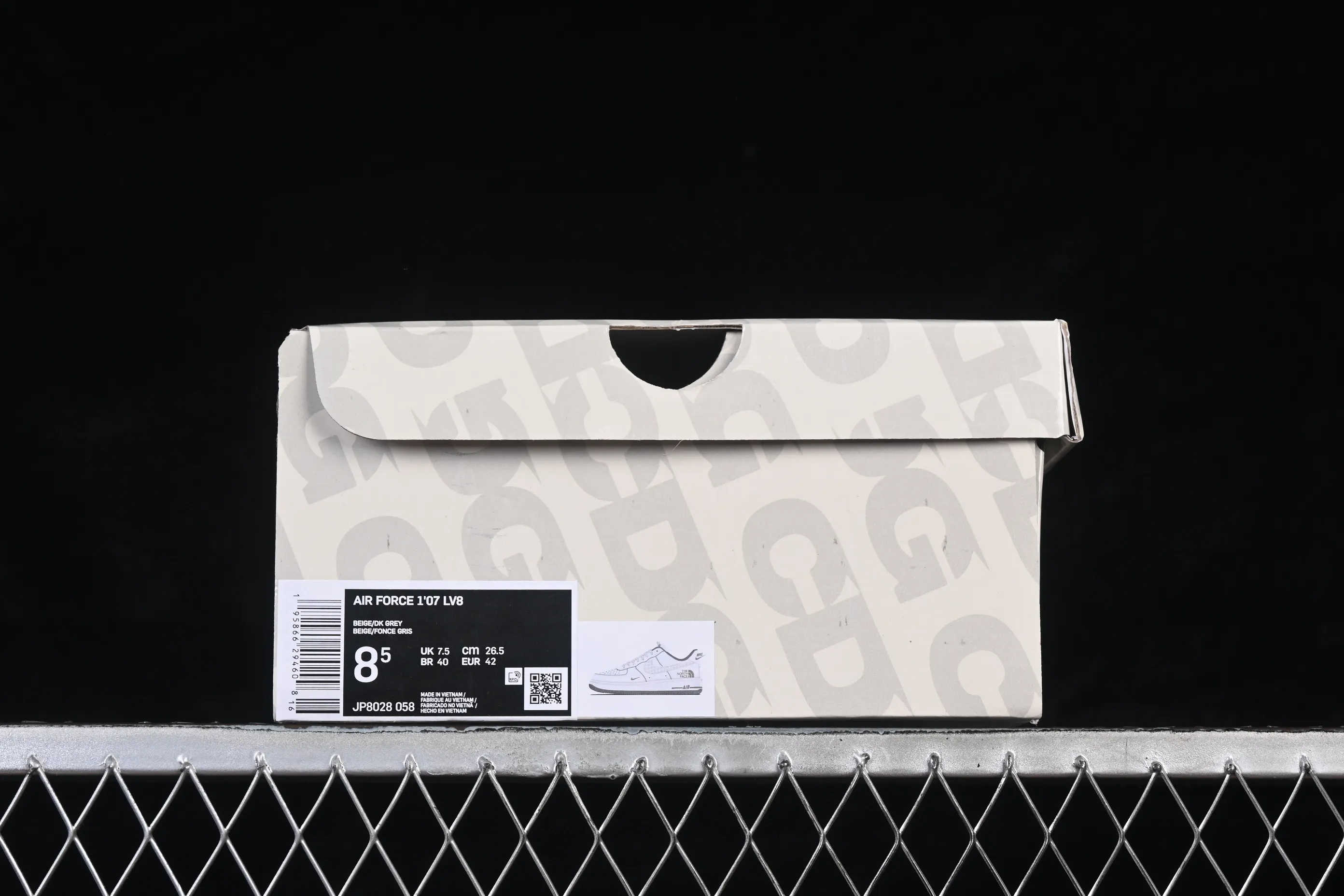 All categories Nk Air Force 1 Air Force series Nk Air Force 1 Low Air Force low top Nike Air Force 1'07 Low North Face co-branded beige mesh Air Force 1 low top casual sneakers JP8028-058